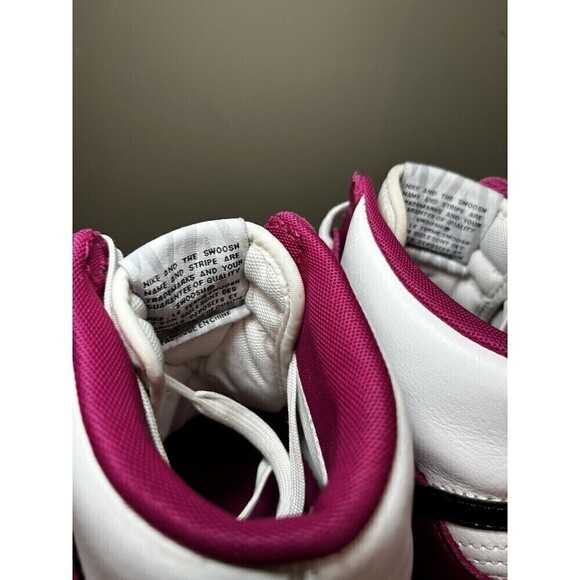Nike Dunk Sky Hi Bright Magenta Sneakers 528899-502 Black White Wedge 7.5 - Picture 8 of 12